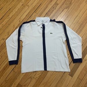 Vintage Size M Lacoste Long-Sleeve Polo Shirt